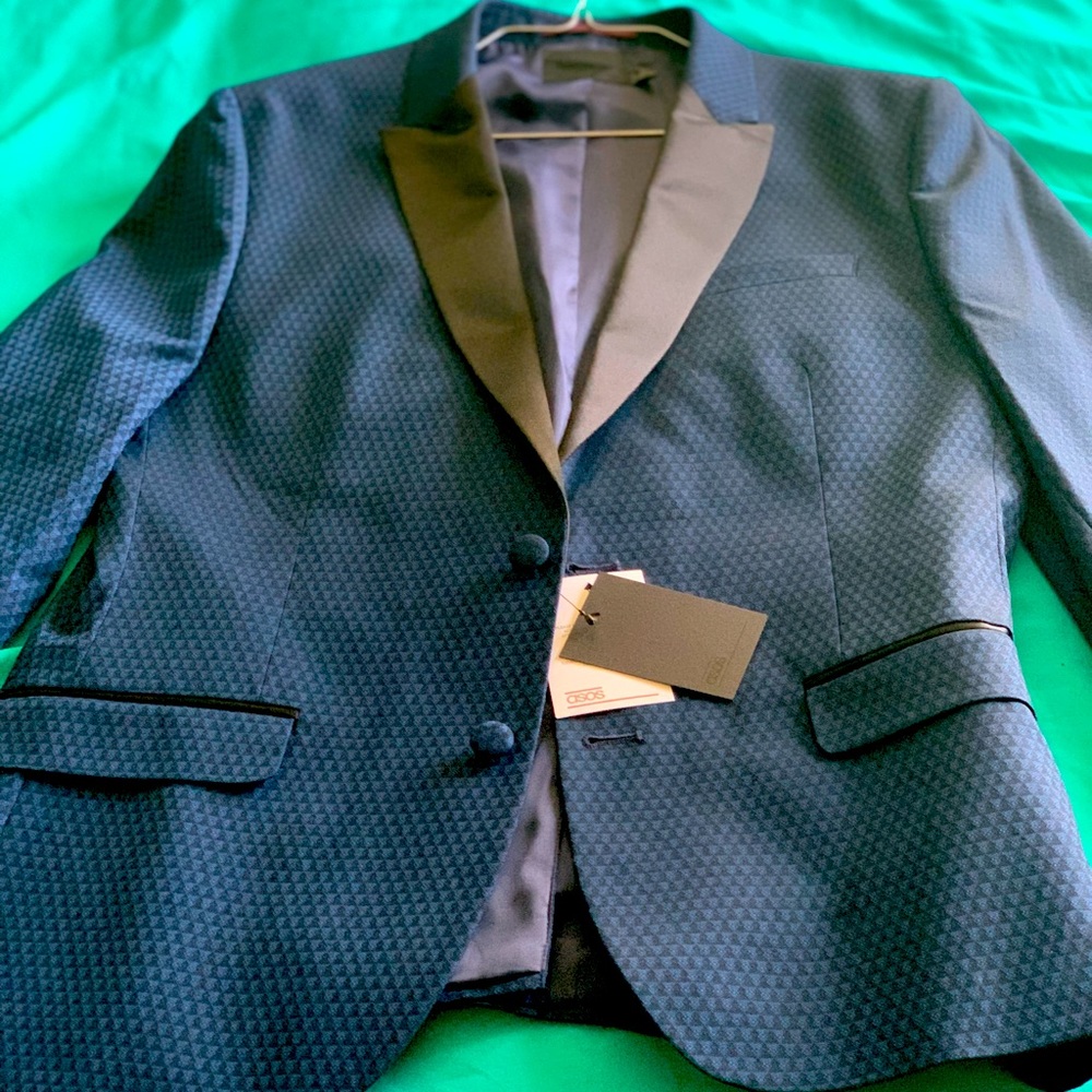 Blue tuxedo